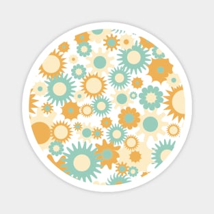 Groovy Flower Power Magnet